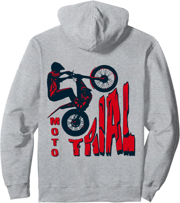 Motorrad Motocross Fahrer Hindernis Moto Trial Pullover Hoodie