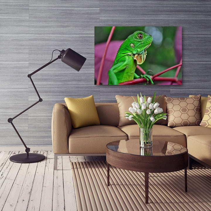 Feeby. Wandbild - 1 Teilig - 50x70 cm, Leinwand Bild Leinwandbilder Bilder Wandbilder Kunstdruck, EI