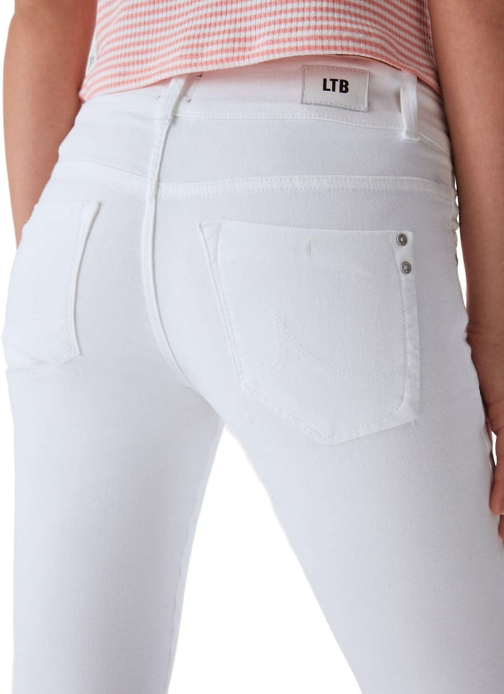 LTB Damen Jeans Molly M 24W / 30L White 100, 24W / 30L White 100
