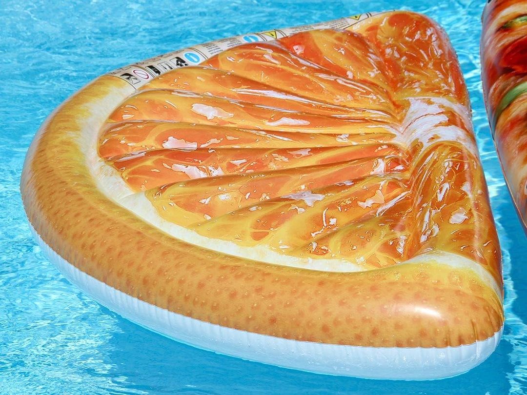 Intex 58763 Luftmatratze aufblasbar "Orange Slice" 178 x 85 cm