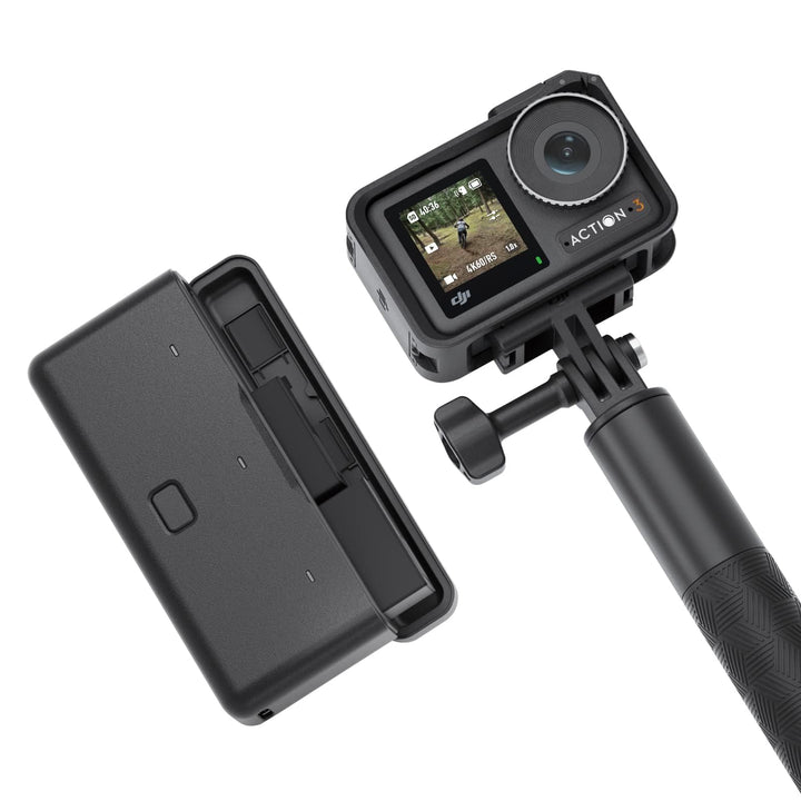DJI Osmo Action 3 Adventure-Combo - 4K HDR Action-Cam, 10-Bit Farbtiefe, wasserdicht, HorizonSteady,