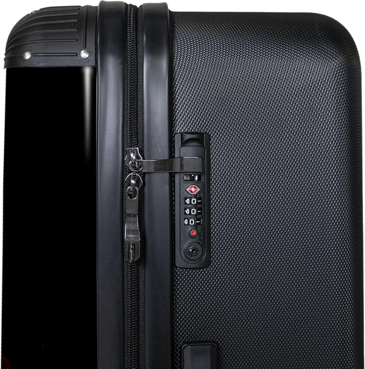 NoBoringSuitcases.com® Koffer XL Gross 77x51.5x28 cm Reisekoffer mit 4 Rollen Leicht Trolley Hartsch