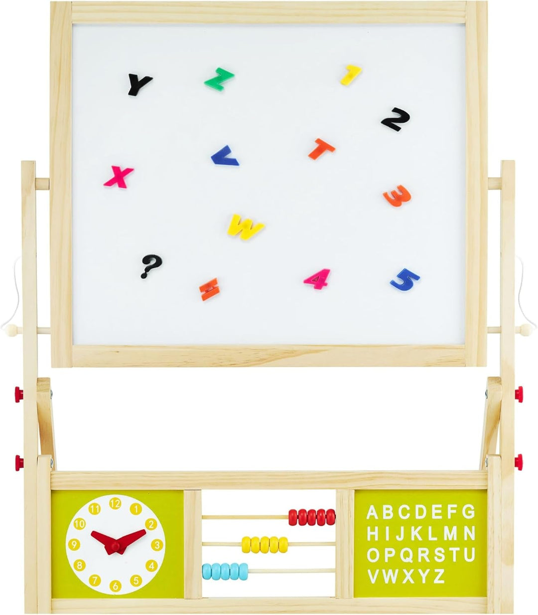Mamabrum, Spieltafel aus Holz, doppelseitige Kindertafel Magnetisch und Kreide Kindertafel, Doppelse
