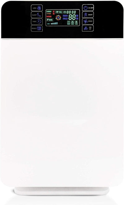 Mediashop LIVINGTON AirPurifier | Luftreiniger bis zu 30m2 | 6-Filter-System | zuschaltbar: UV- und