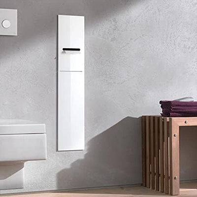 emco ASIS 2.0 Unterputz-Schrankmodul für die Klobürstengarnitur, Badezimmerschrank mit Toilettenpapi