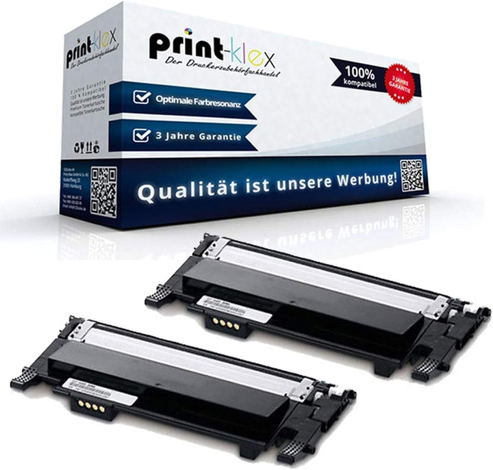2X Print-Klex Tonerkartuschen kompatibel für Samsung CLX 3300 CLX 3300 Series CLX 3305 CLX 3305 FN C