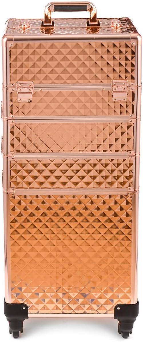 SEVICO Kosmetikkoffer Schminkkoffer Beauty Make-up Case Multikoffer professioneller Make-up Rollkoff