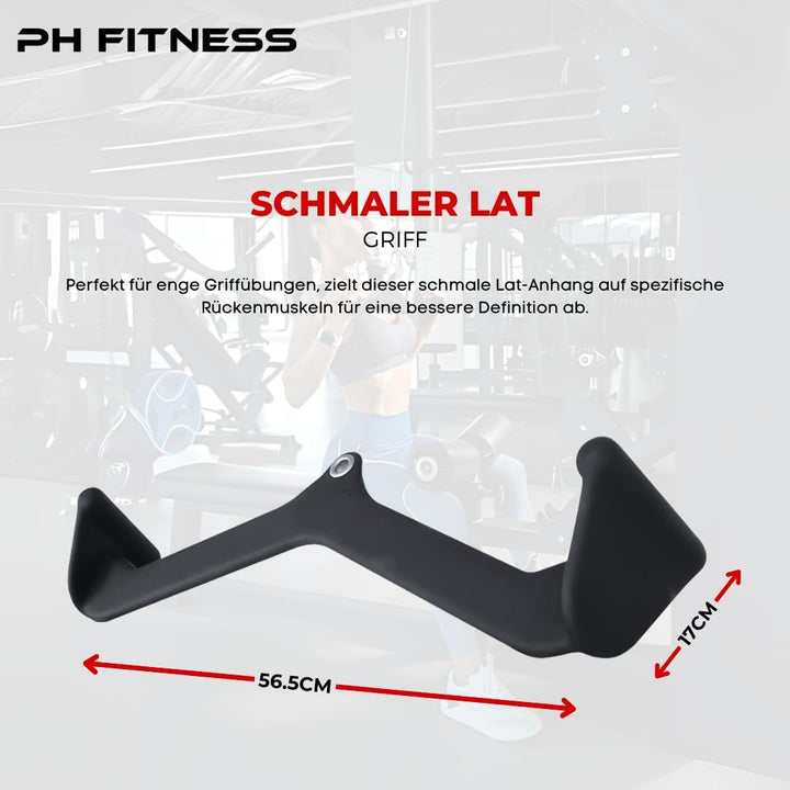 Multi Grip Set [5 Griffe] - Vielseitige Griffe für Latzug- und Rudergeräte - Verstellbare Fitnesssta