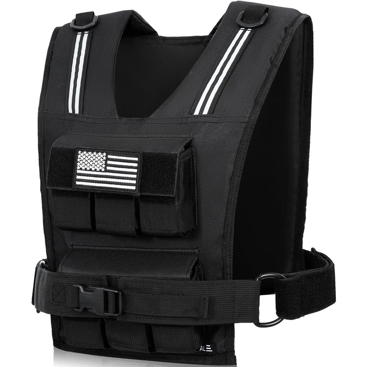 BAGAIL Gewichtsweste für Krafttraining, abnehmbare Eisenplatten, verstellbare Brustgrösse, Hochleist