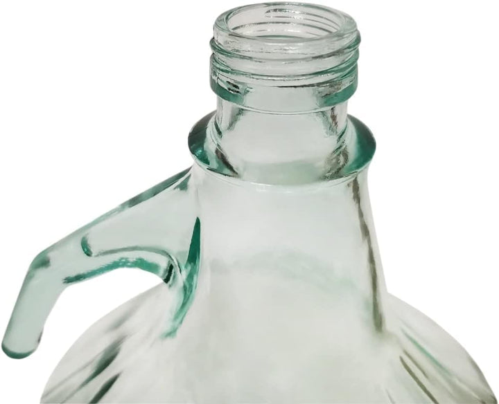 made in home - 3L Glasballon mit Griff & Schraubdeckel – Fermentationsflasche für Wein, Cider, Bier