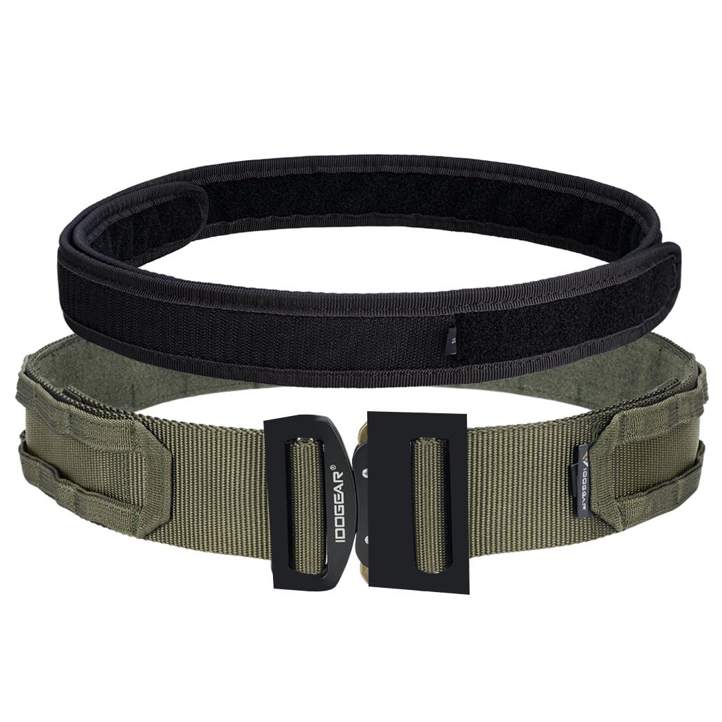 IDOGEAR 2 Zoll Taktischer Gürtel Combat Schnellverschlussschnalle Rigger Gürtel im Militärstil Molle