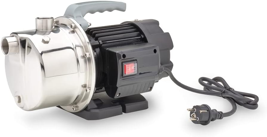 Pontec 87082 PondoGarden 4500 - schwarzgraue Gartenpumpe zur Bewässerung von Garten, Blumen- und Gem