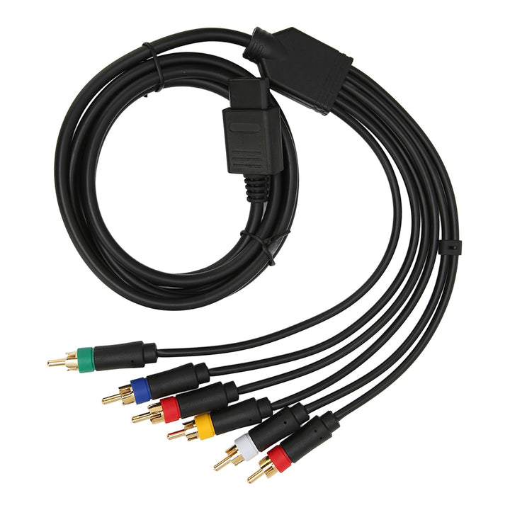 RGB RGBS Stabiles Komponenten-AV-Kabel mit Hoher Flexibilität und 4 BNC-Köpfen für NGC N64 SFC SNES-