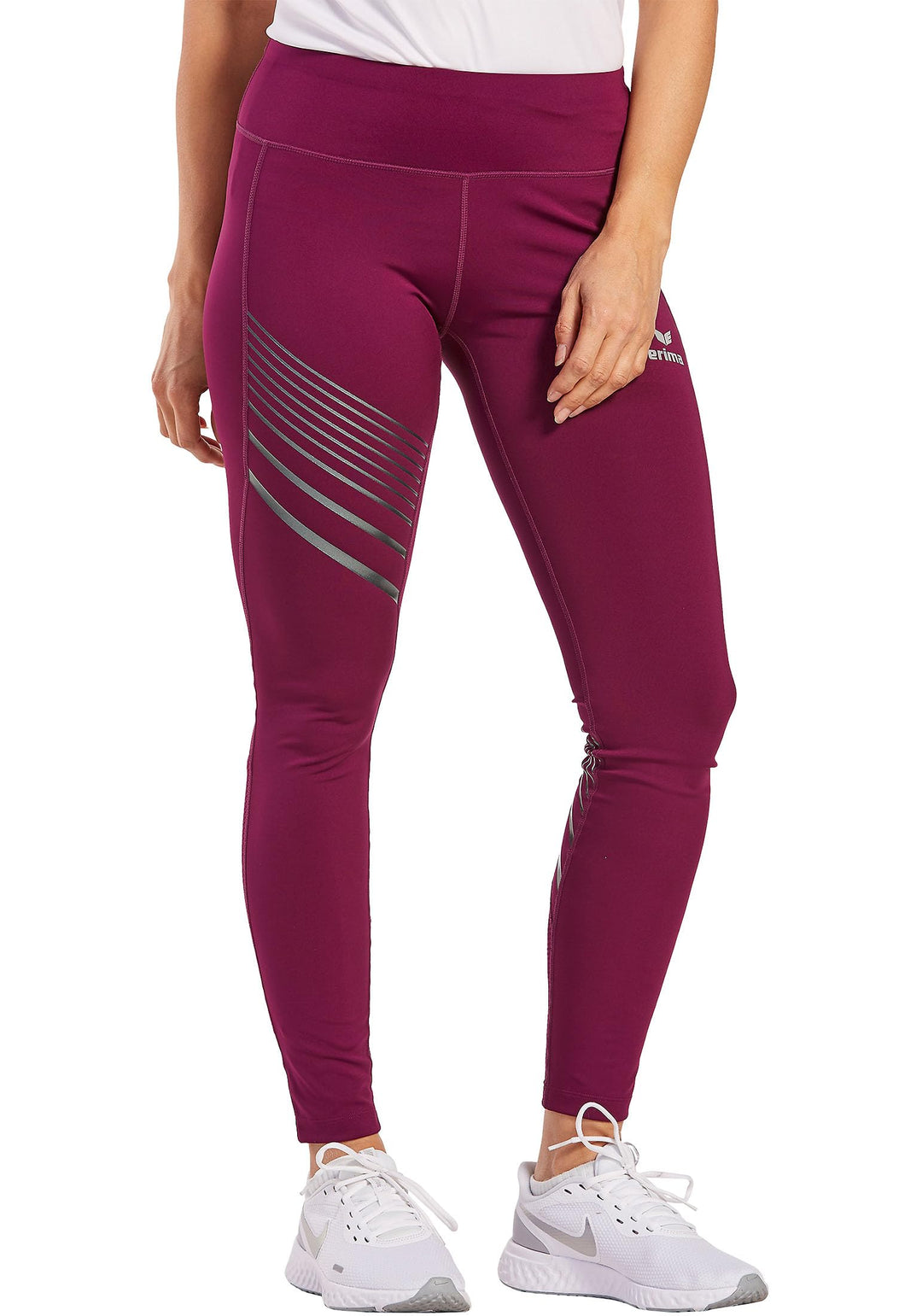 Erima Damen Race Line 2.0 lange Laufhose 32 Aubergine, 32 Aubergine