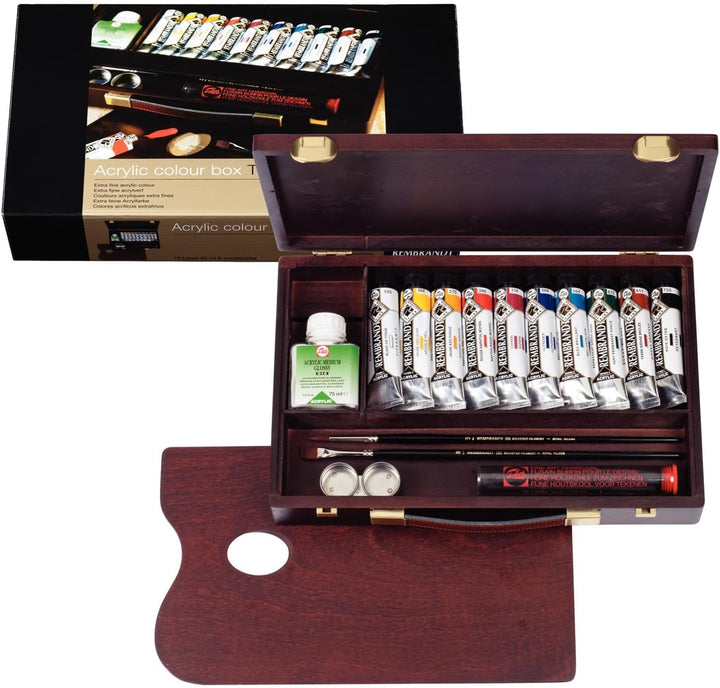 Royal Talens 18840004 Rembrandt Malkasten Acrylfarbe Traditional, braun, 18840