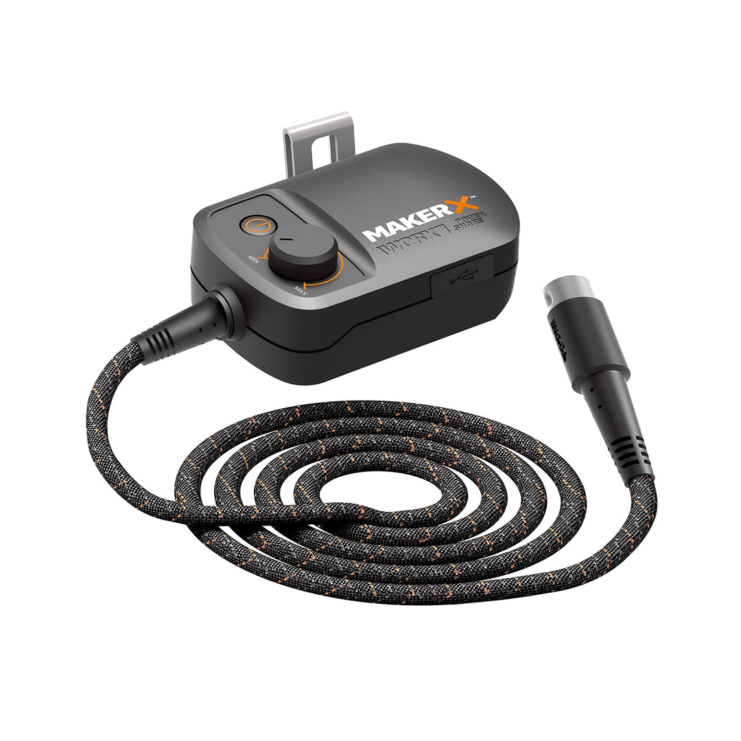 WORX MakerX HubX-Adapter 18V(20V MAX) WA7161 mit Gürtelclip，PowerShare, Variable Drehzahlregelung, U