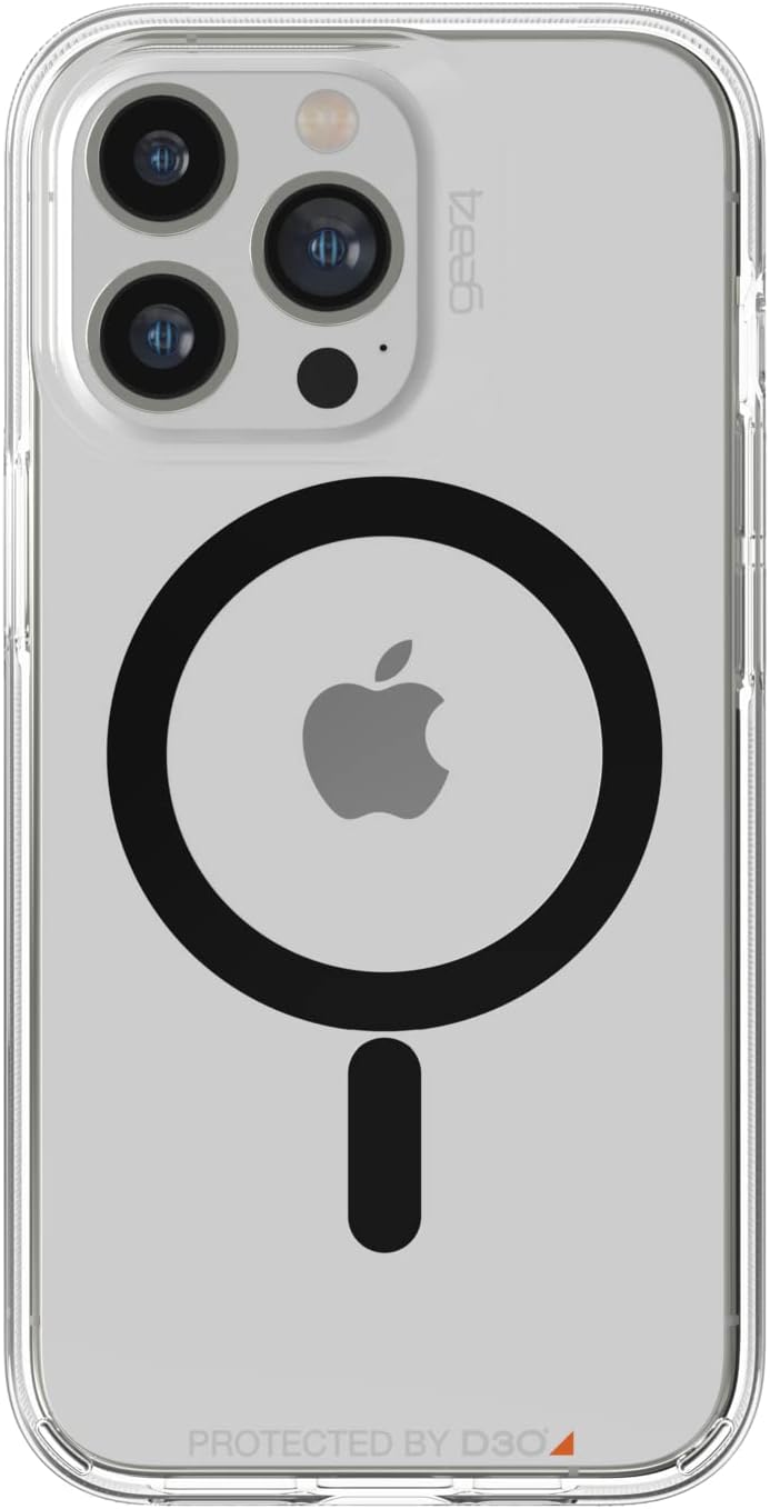 Gear4 ZAGG Santa Cruz Snap - MagSafe-kompatibles durchsichtiges Gehäuse, das das D3O®-Schutzmaterial