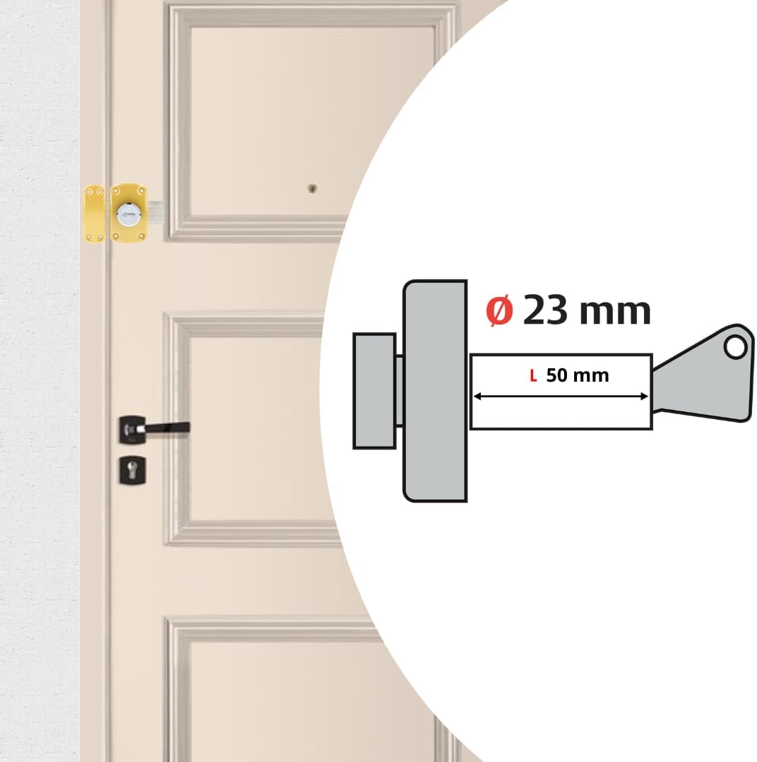 Rindleder 67600 vrx-45/SC Zyklop Riegel, beige, 67600-50/SC Zylindrischer Knopf 50 mm Bronze, Zylind
