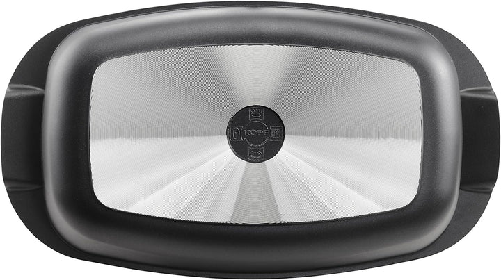 Kopf Bräter Pic (Aluguss, 5,2 Liter, inkl. Glasdeckel / Auflaufform, Induktion) schwarz induktionsge