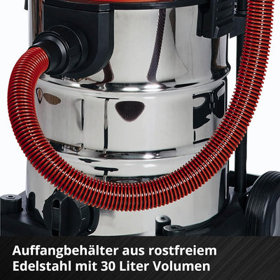 Einhell Akku-Nass-Trockensauger TE-VC 36/30 Li S Power X-Change (Li-Ion, 36 V, ECO/BOOST-Mode, Edels