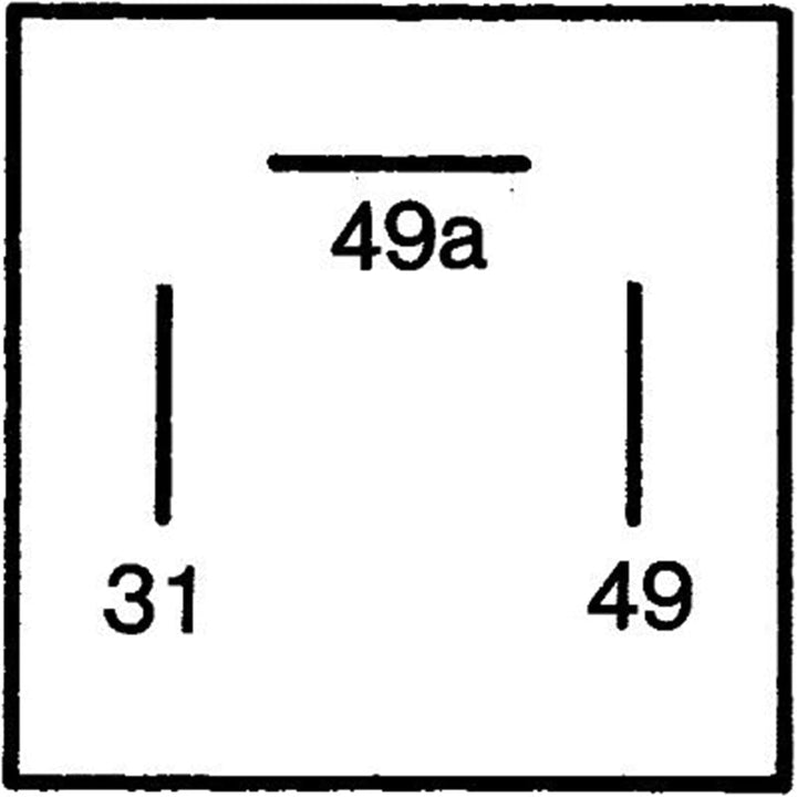 HELLA 4AZ 001 879-051 Blinkgeber - 24V - 3-polig - Anbau - mit Halter