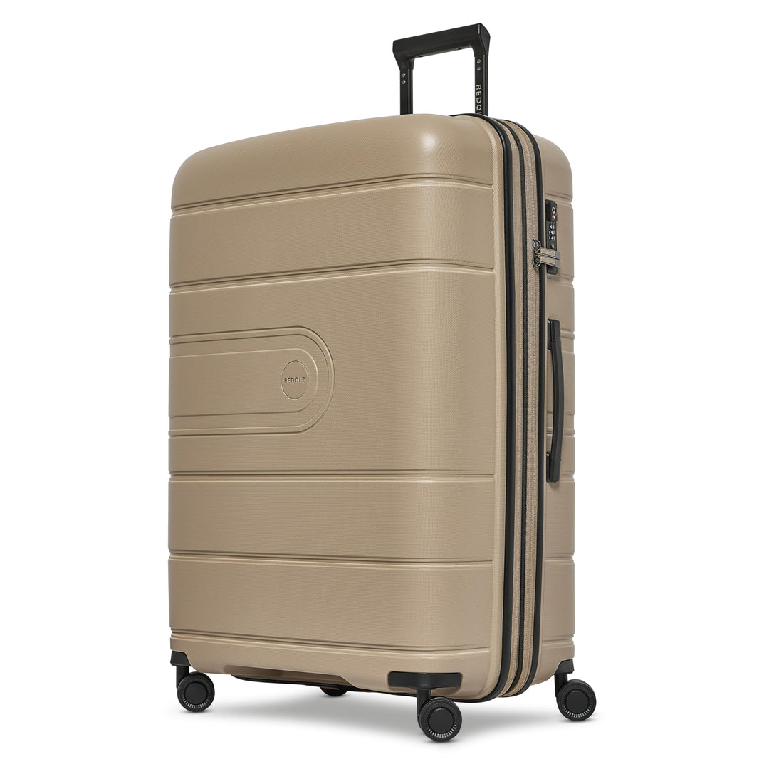 REDOLZ Hartschalen Check-in Koffer | Grosser XL Trolley 51 x 32 x 76 cm mit Dehnfalte aus hochwertig