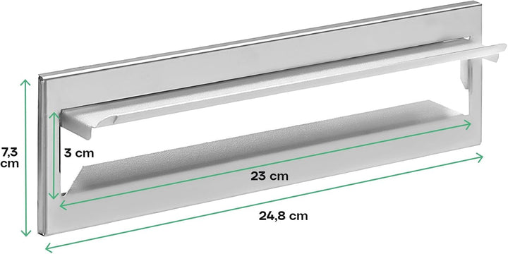 ARREGUI C601 Briefeinwurf aus rostfreiem Stahl, 248 x 73 mm, Edelstahl, 7,3 x 24,8 cm Edelstahl Spie
