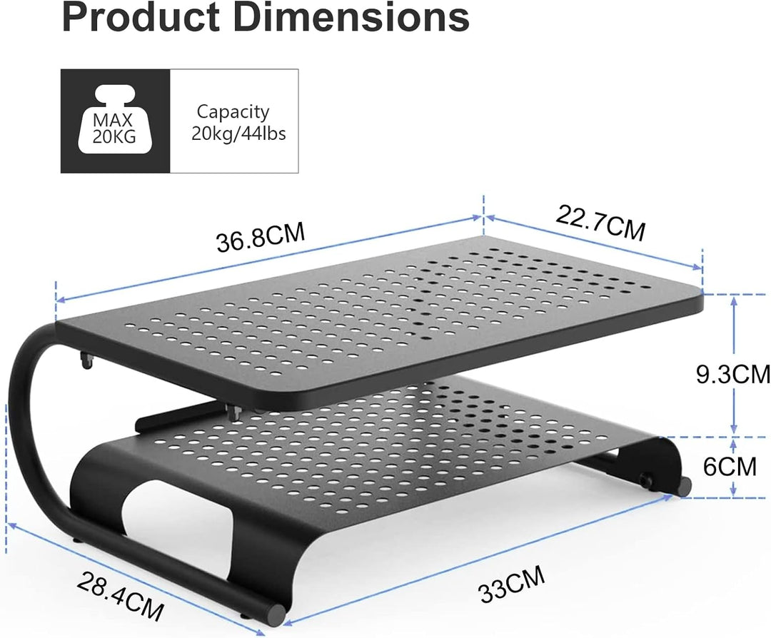 suptek Monitorstände, Monitorstnder Riser für Computer, Laptop, Drucker, Notebook und alle Flachbild