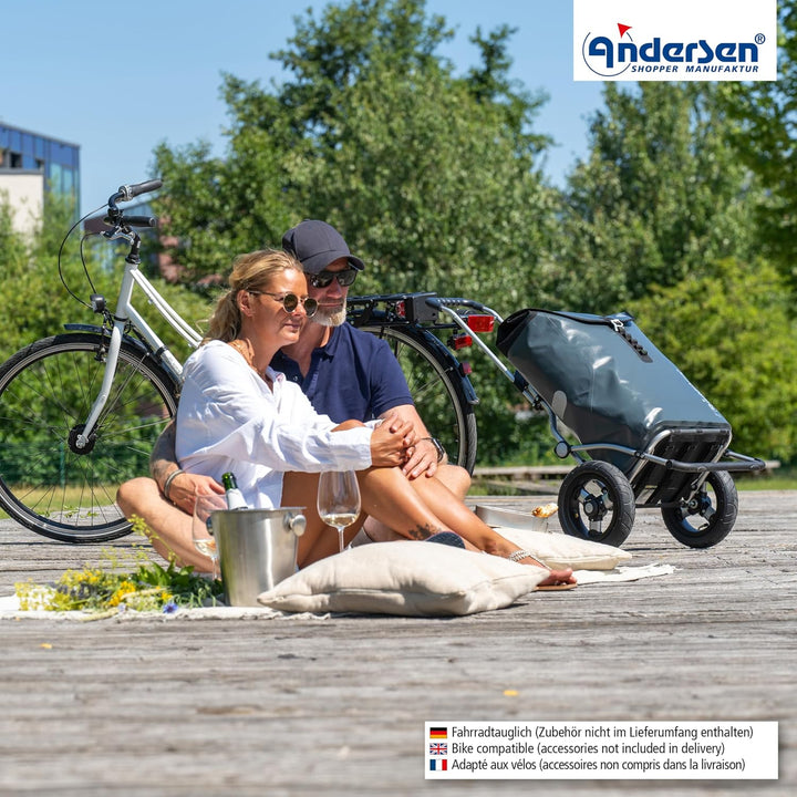ANDERSEN Einkaufstrolley - Royal Shopper Ortlieb anthrazit, Anthrazit