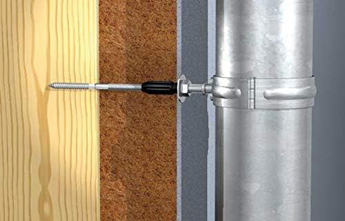 fischer Abstandsmontagesystem TherMax 8/100 M 6 für Dämmstoffe, Dämmstoffdübel zur Befestigung leich
