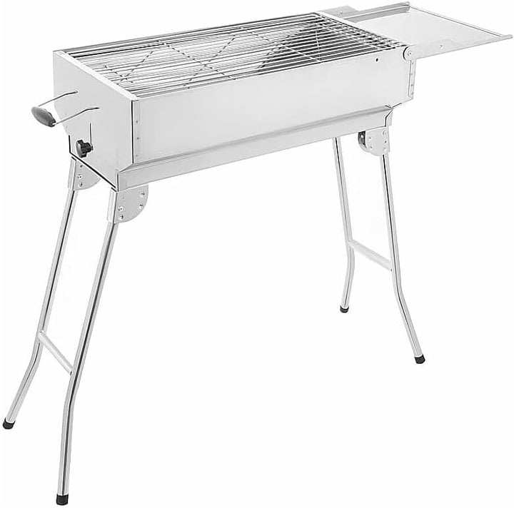 Mangal Set President Edelstahl mit Drehspiessregler für 11 Spiesse