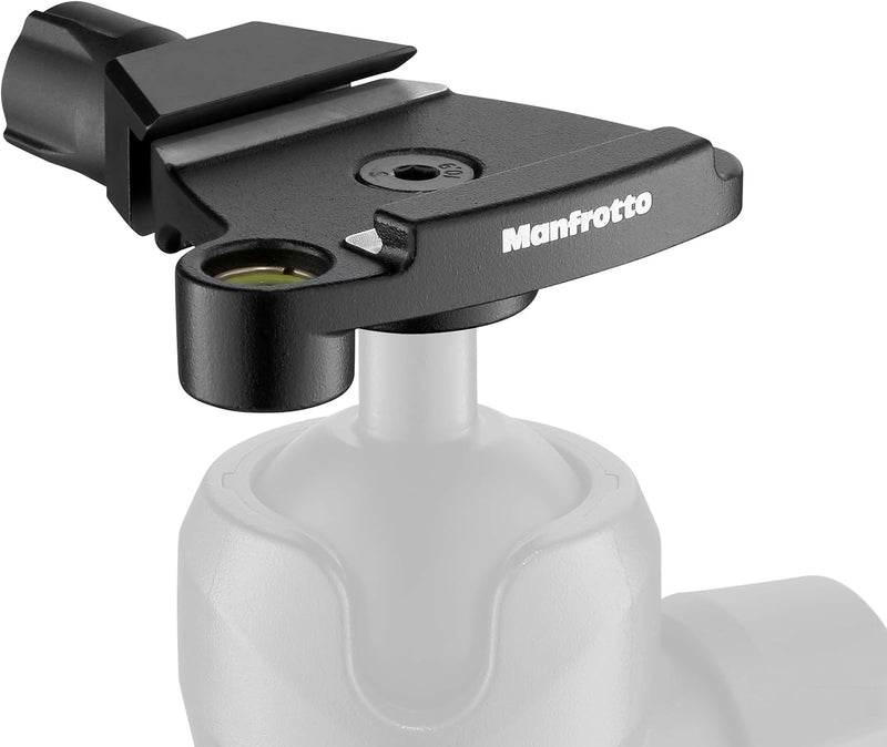 Manfrotto MSQ6T Traveler Top Lock Schnellwechseladapter - Arca-kompatible Plattenvorrichtung für Bef