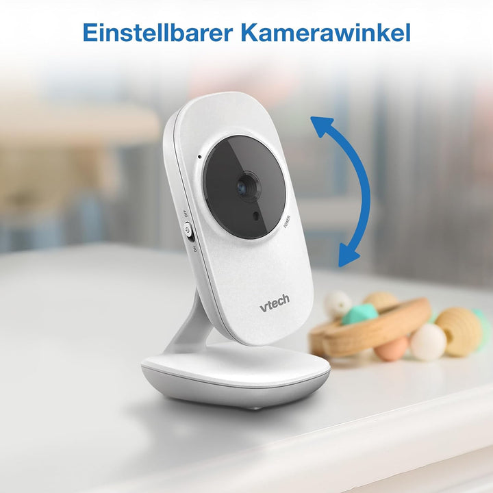 VTech Babymonitor VM3255 – Video-Babyphon mit beweglicher Kamera – Klarer Sound, 2,8" LCD-Farbbildsc