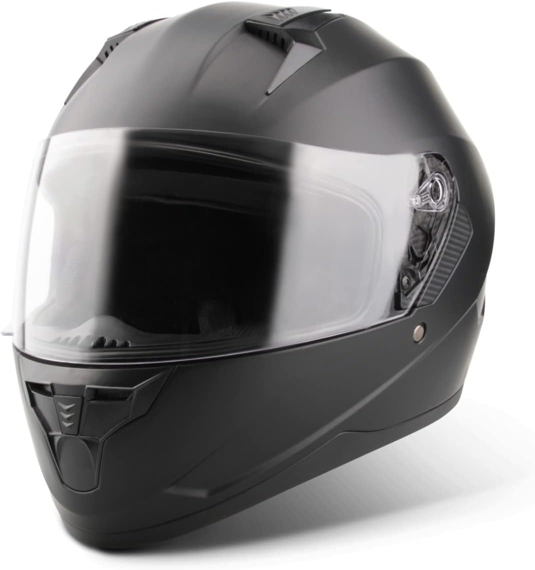 VINZ Kennet Integralhelm mit Sonnenblende | Motorrad Helm Vollvisierhelm Mopedhelm | Motorradhelm Fu