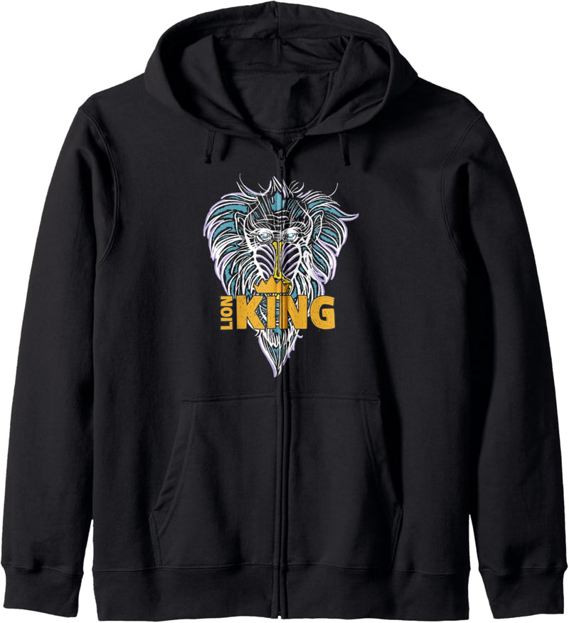 Disney The Lion King Pastel Rafiki Crown Logo Kapuzenjacke