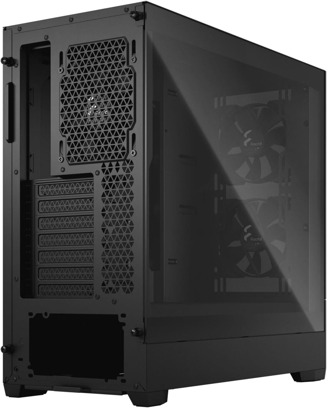 Fractal Design Pop Air Black - Tempered Glass Clear Tint - Honeycomb Mesh Front – TG Side Panel - Th