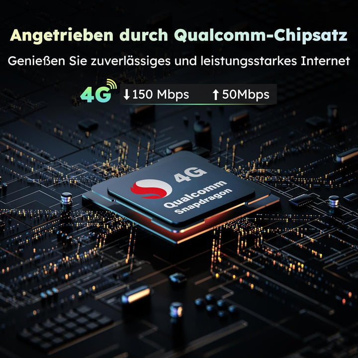 GlocalMe U3 4G LTE Mobiler WLAN Router, MIFI mit 1GB globalen Daten und 8GB EU Daten, Keine SIM-Kart