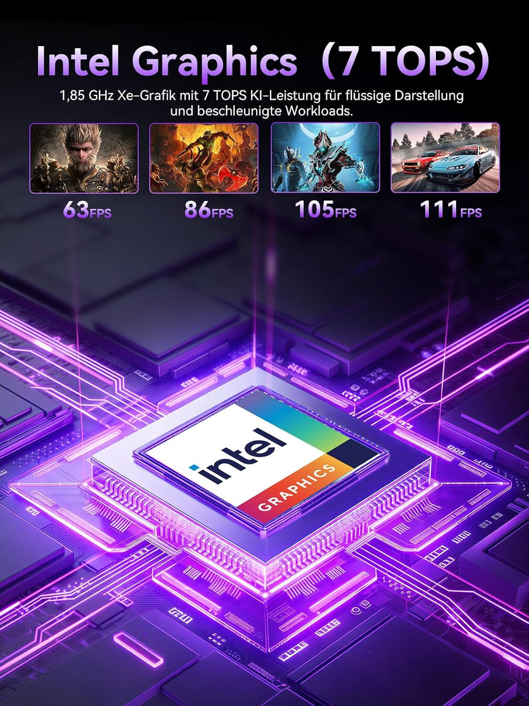 GMKtec K15 AI Oculink Mini PC mit Intel Core Ultra 5 125U Prozessor, Barebones ohne RAM/SSD/OS, Desk