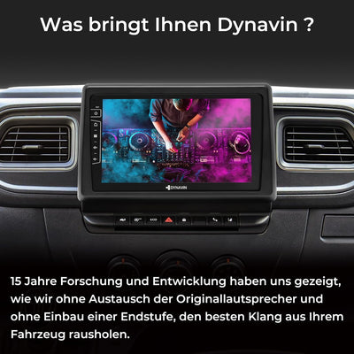 DYNAVIN Android Autoradio Navi für Renault Master Opel Movano B Nissan NV400 ab 2019: 9 Zoll OEM Rad