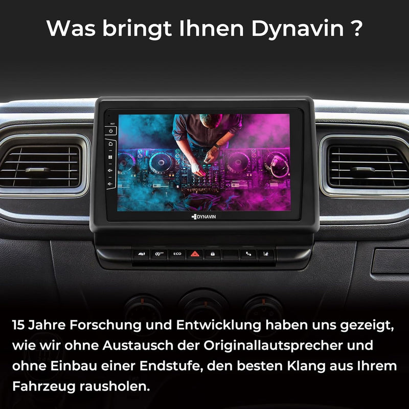 DYNAVIN Android Autoradio Navi für Renault Master Opel Movano B Nissan NV400 ab 2019: 9 Zoll OEM Rad