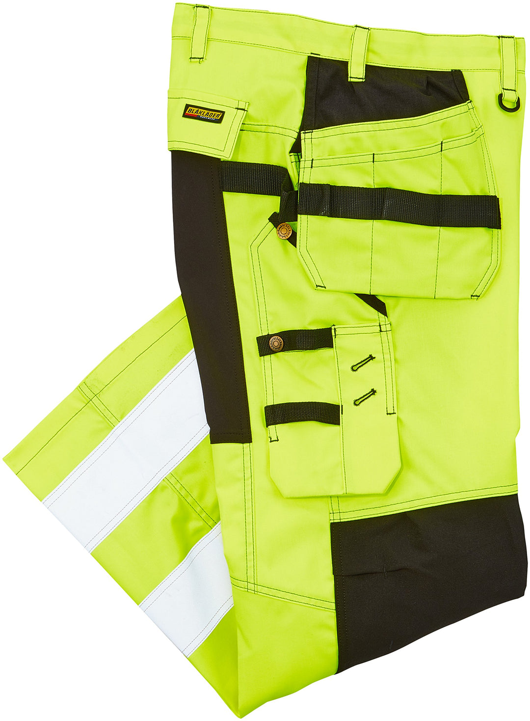 Blaklader 15521811 Hochsichtige Hose mit Stretch, gelb/ schwarz, grootte D108 D108 Yellow / Black, D