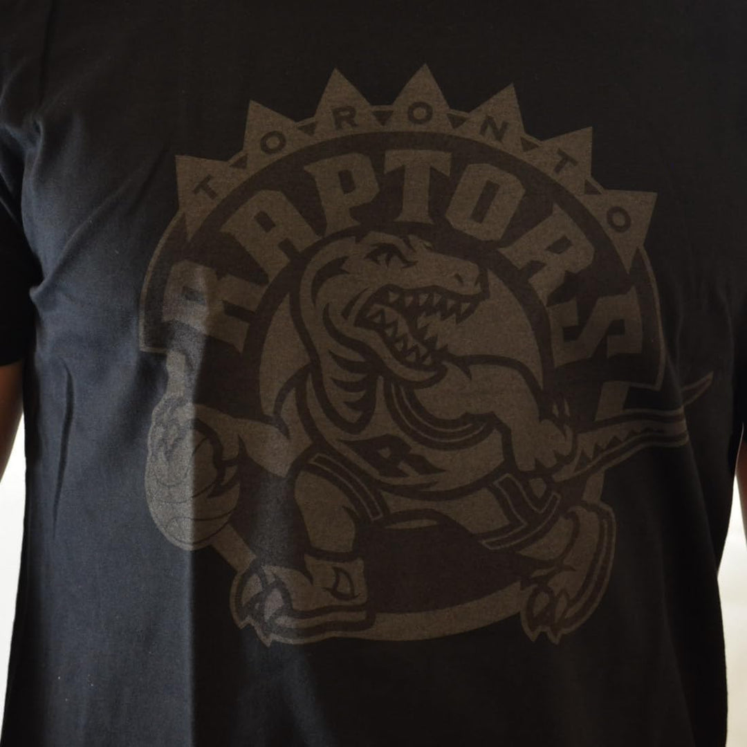Mitchell & Ness NBA Shirt Black Tonal Print Toronto Raptors M Schwarz, M Schwarz