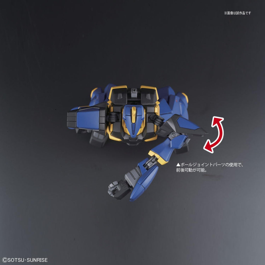 BANDAI Model Kit-55202 55202 N 204 HGUC Barzam 1/144, Mehrfarbig, 15640