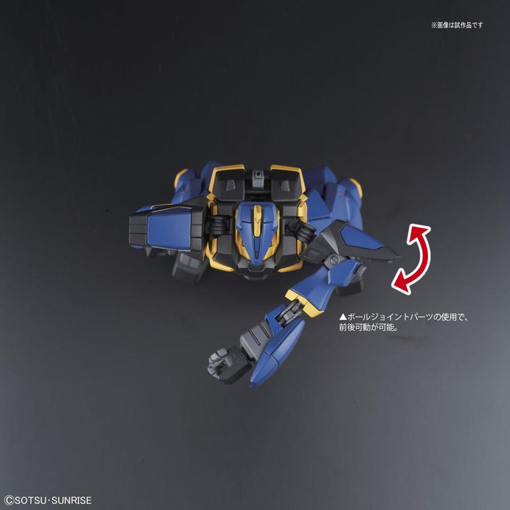 BANDAI Model Kit-55202 55202 N 204 HGUC Barzam 1/144, Mehrfarbig, 15640
