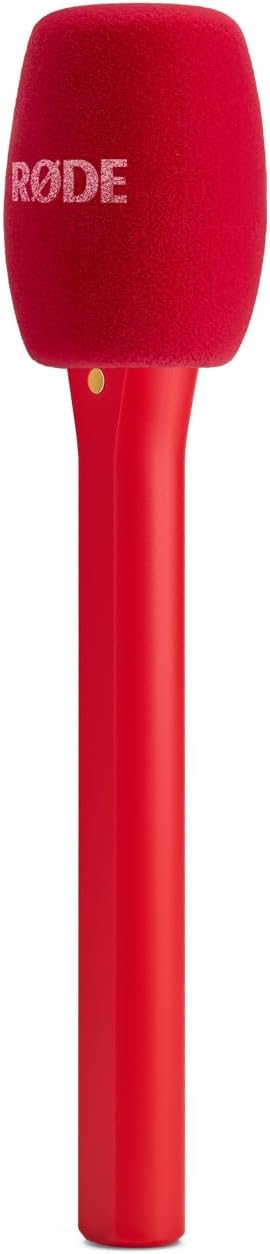 Rode Interview Micro Handadapter für Wireless Micro Mikrofon-System Rot mit keepdrum Mikrofasertuch