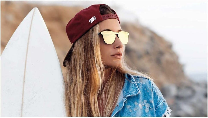 Northweek Unisex Wall Phantom Sonnenbrille Einheitsgrösse Matte Black - Gold Polarized, Einheitsgrös