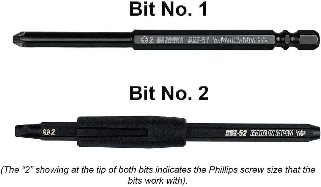 Innovative Rapid Schraubenausdreher/Entferner für Phillips Schrauben (Grösse # 2). Engineer dbz-60g