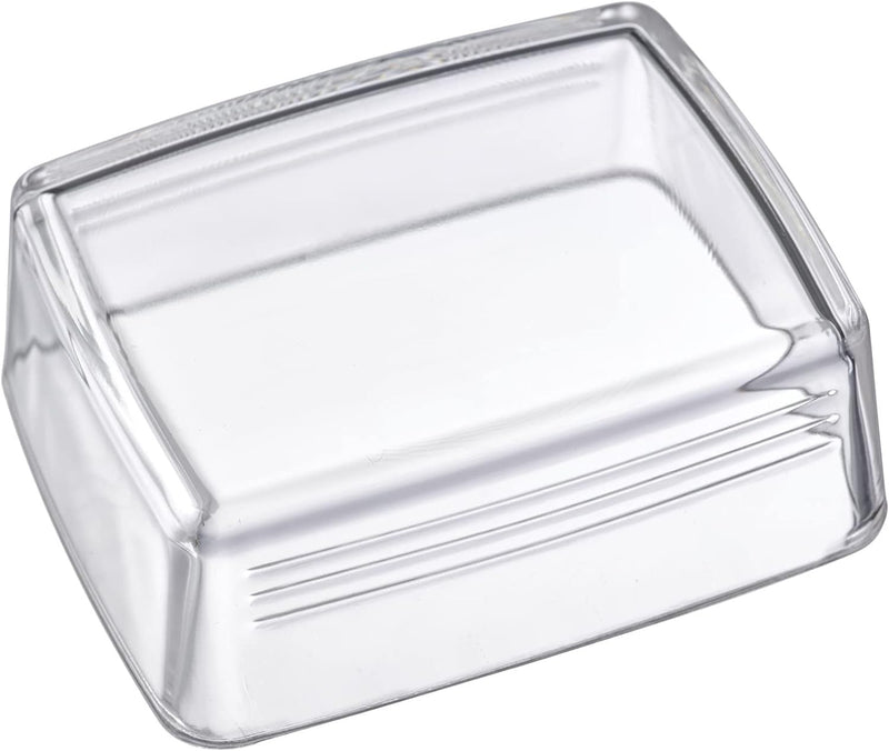 Westmark 2 Butterdosen aus Glas, Länge: 14,3 cm, Transparent, 208522E3 Glas Set 2tlg., Glas Set 2tlg