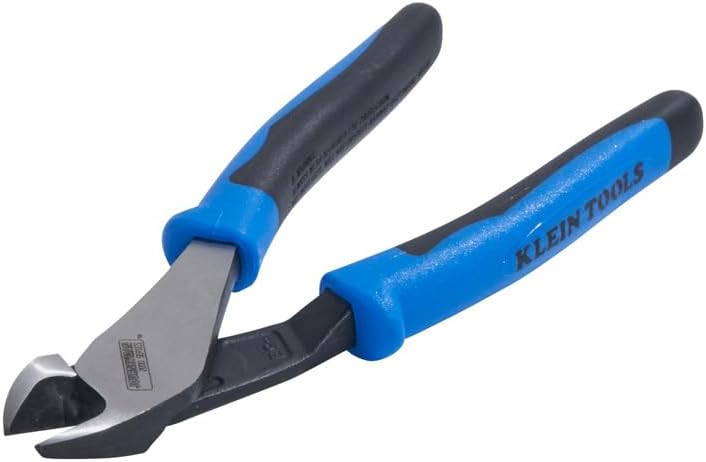 Klein Tools Seitenschneider, abgewinkelte Zange für kleine Flächen, 20,3 cm Hochleistungszange, schn
