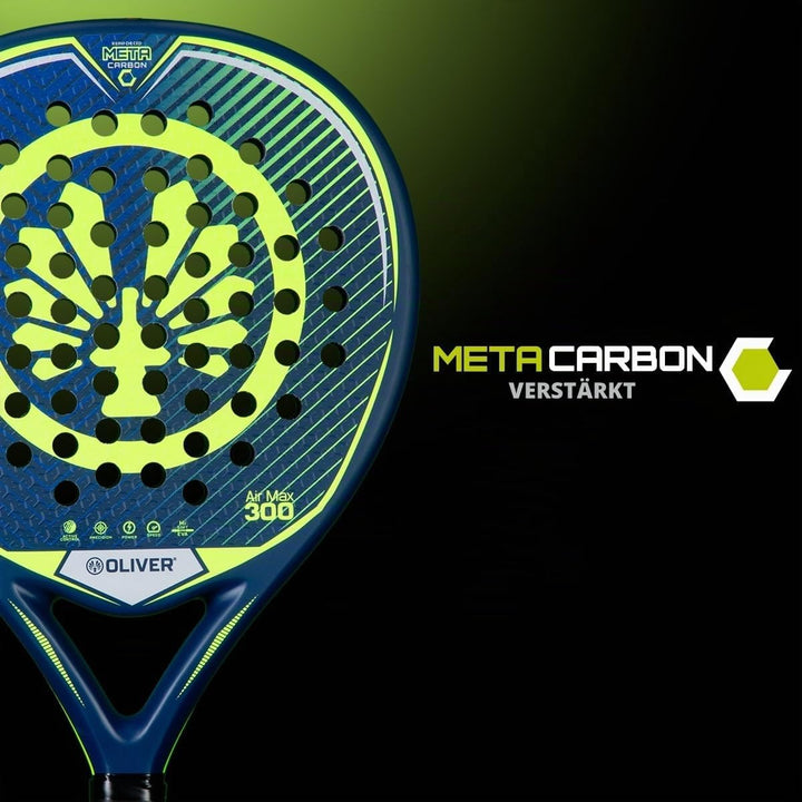 Oliver Padel Schläger Air Max 300 für Anfänger - Metacarbon - Eva HI-Soft - Tropfenform